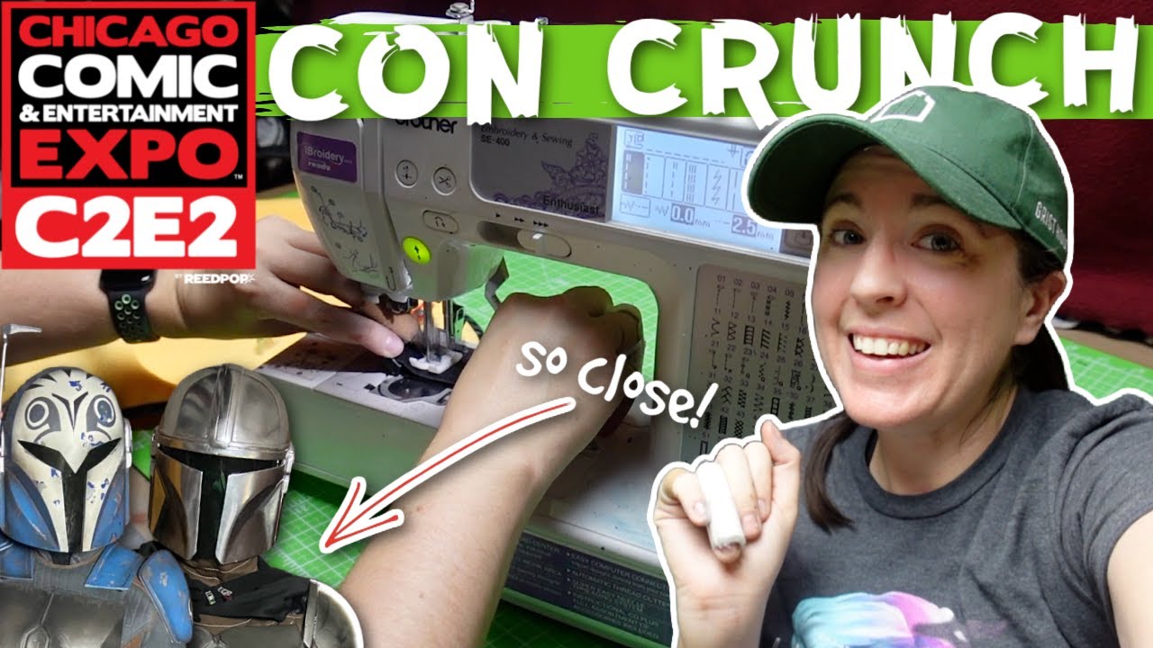 working on Mandalorian armor and strapping + last minute supply shopping // C2E2 Prep Vlog