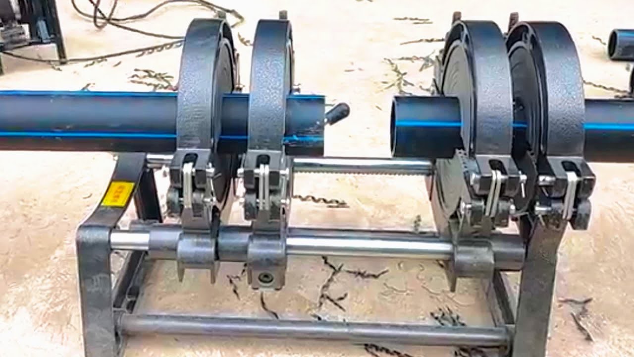 Professional technology, how to connect PE water supply pipeline#pvc #diy