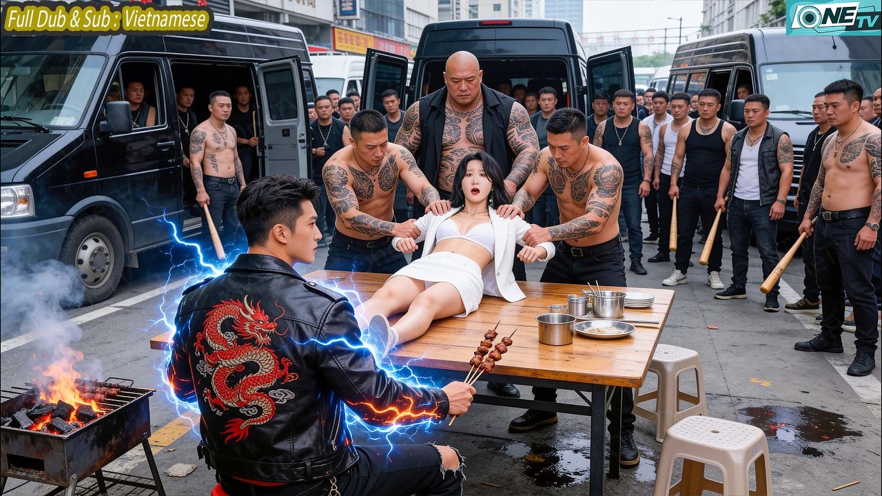 Long So&aacute;i Ngồi Ăn Xi&ecirc;n Nướng Thấy Nữ Tổng T&agrave;i Bị Đ&aacute;m C&ocirc;n Đồ Đ&egrave; Ra L&agrave;m Nhục, Nổi Đi&ecirc;n Lấy Mạng Cả Đ&aacute;m