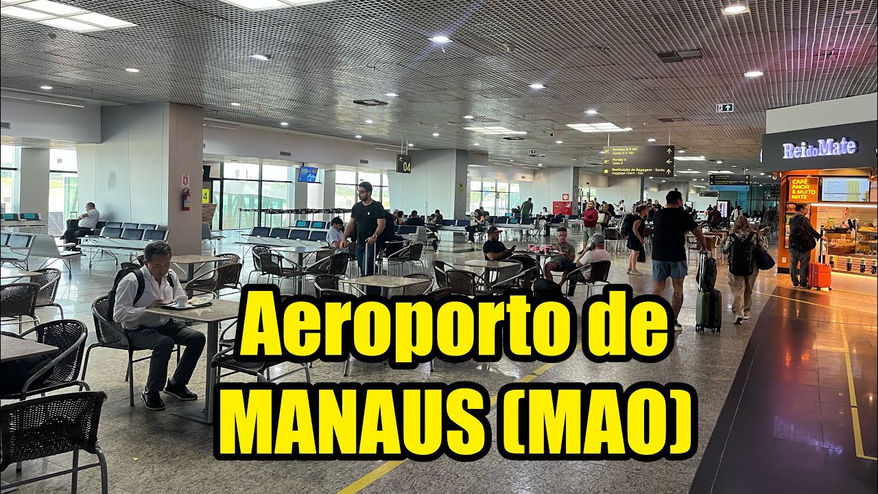 Aeroporto de MANAUS: Conheça um dos melhores aeroportos do Brasil | Aerovlog #012 