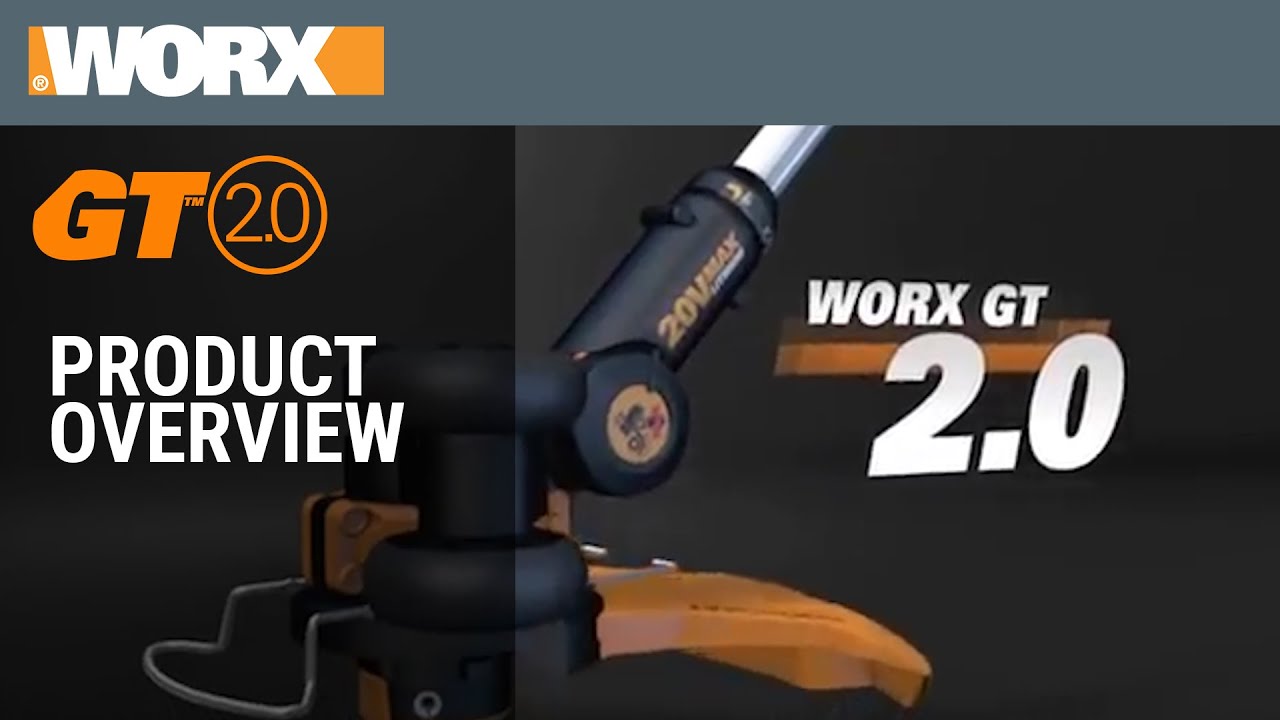 Product Overview | WORX GT 2.0 Cordless Grass Trimmer