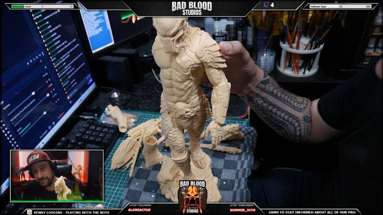Razzex - The Lone Hunter - Predator - Part 1: Unboxing - Resin Model Kit - By: Narin Studio