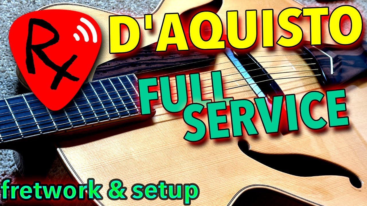D'Aquisto Guitar Full Service - part 8