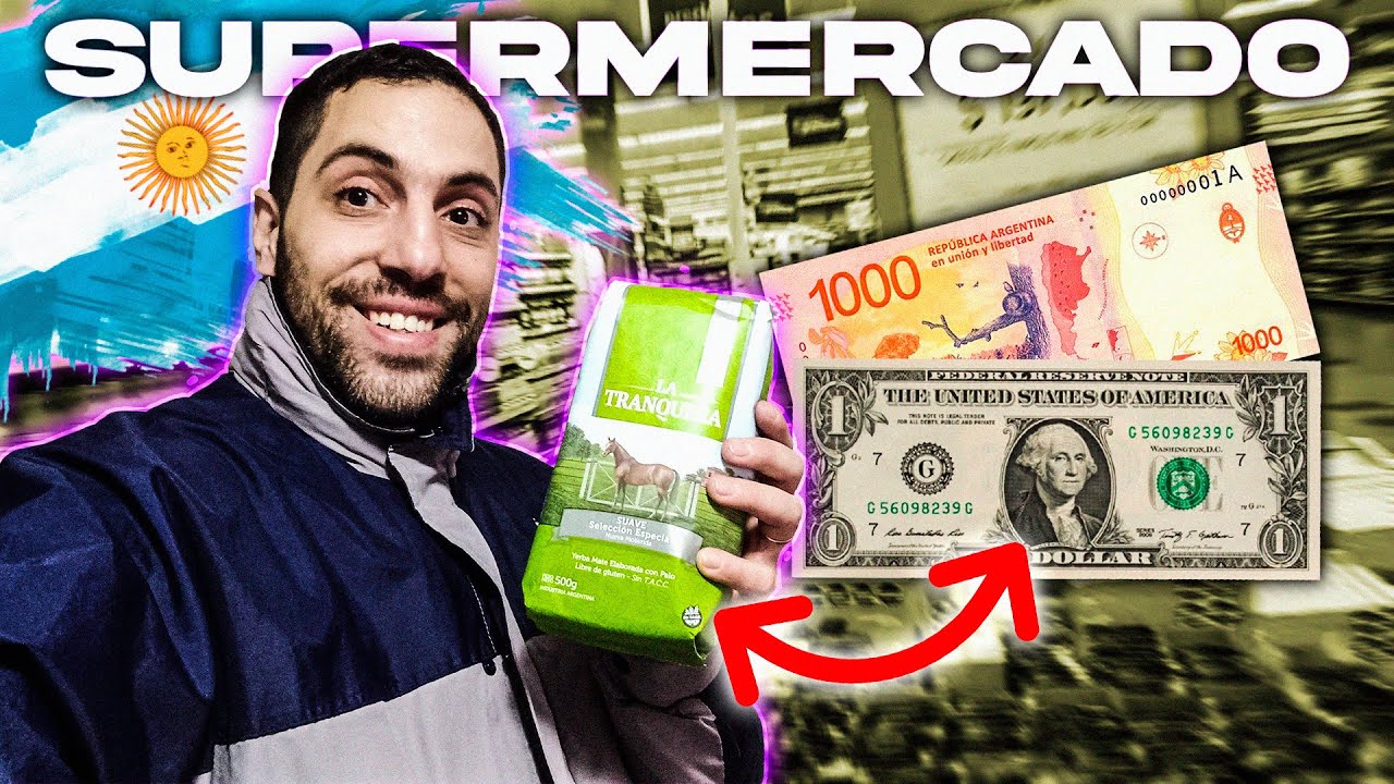 ASÍ es COMPRAR EN UN SUPERMERCADO EN ARGENTINA 🇦🇷 ¿CUANTO CUESTA HACER UNA COMPRA? | ManuDirecto.