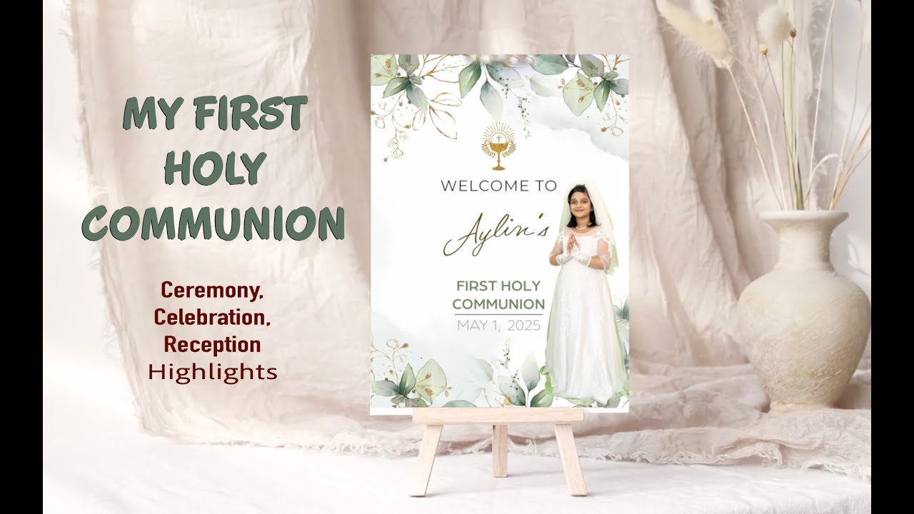 FIRST HOLY COMMUNION KERALA | ROMAN CATHOLIC |  | Highlight of Celebration
