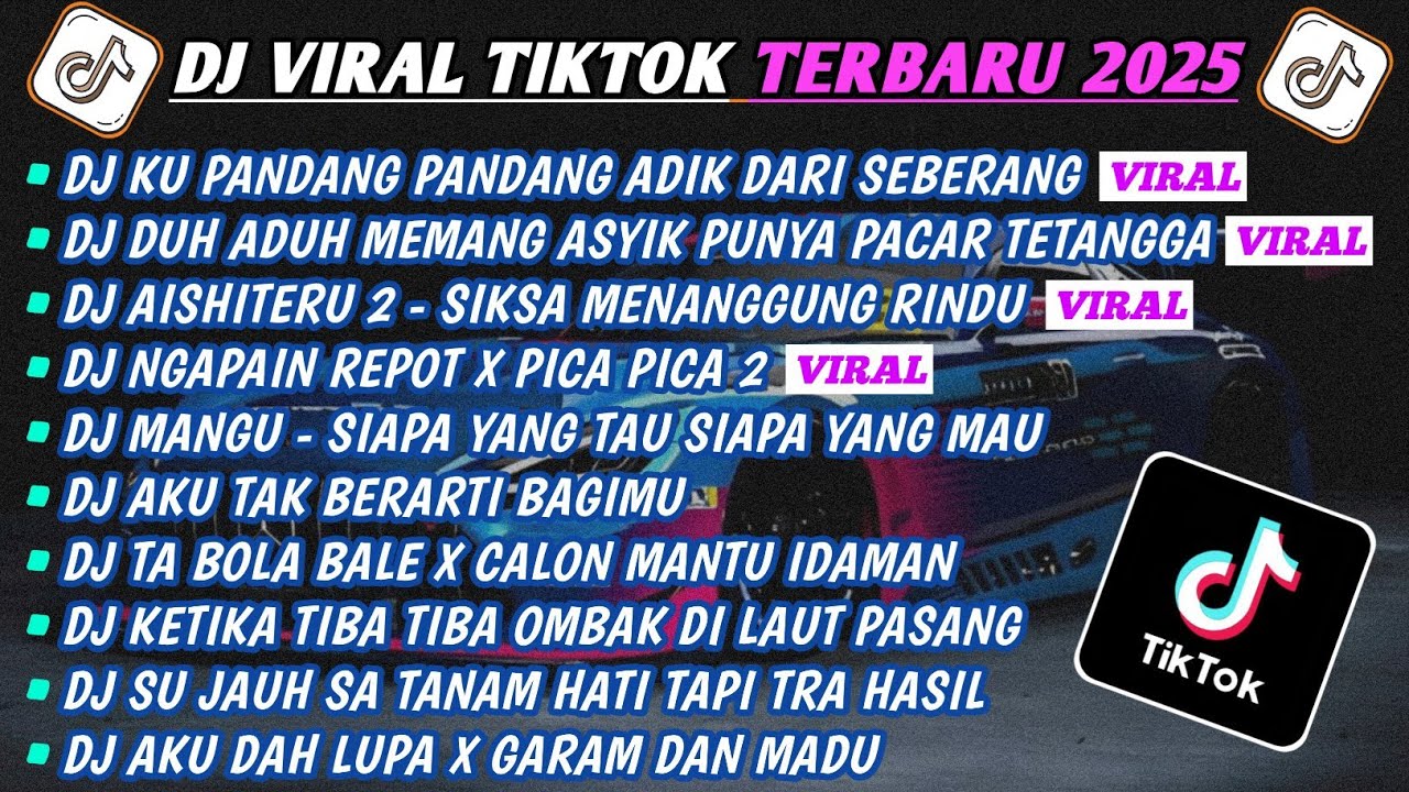 DJ TIKTOK TERBARU 2025-🎵DJ CINTA DARI SEBERANG - KU PANDANG PANDANG🎵DJ PACAR TETANGGA FULL ALBUM