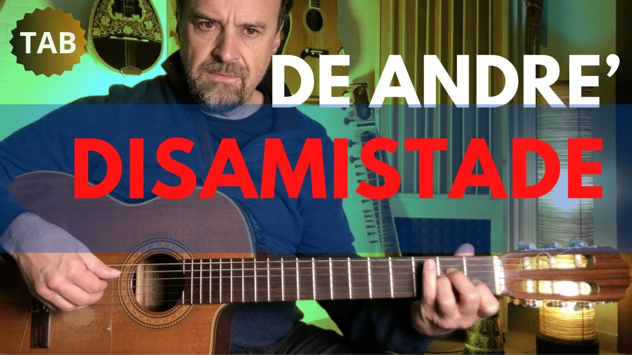 Come suonare DISAMISTADE di De André (con il trucco della matita per il Berimbau). #fabriziodeandrè