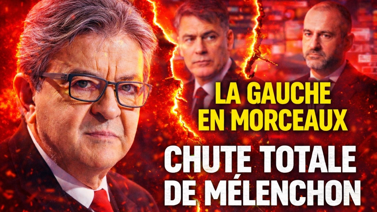 MÉLENCHON FAIT VOLER  EN ECLAT TOUTE LA GAUCHE