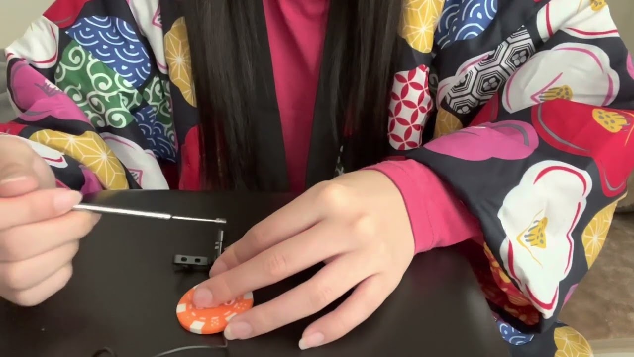 高校生の雑ASMR ステンレス耳かきするわよ