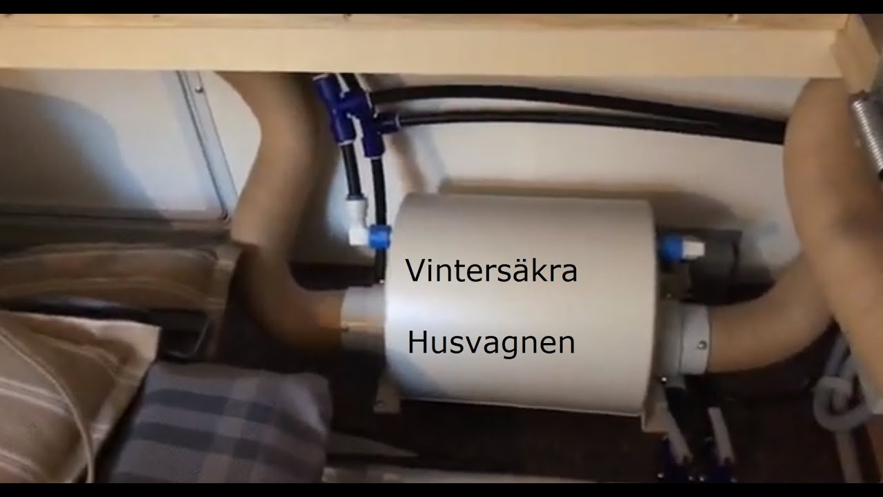 Husvagn/Husbil redo för vintern. Säkra vattnet. Adria Aviva 492 LU