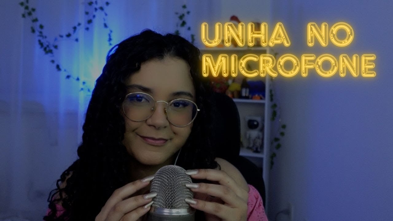 ASMR UNHA NO MICROFONE COM SONS DE BOCA l NO TALKING