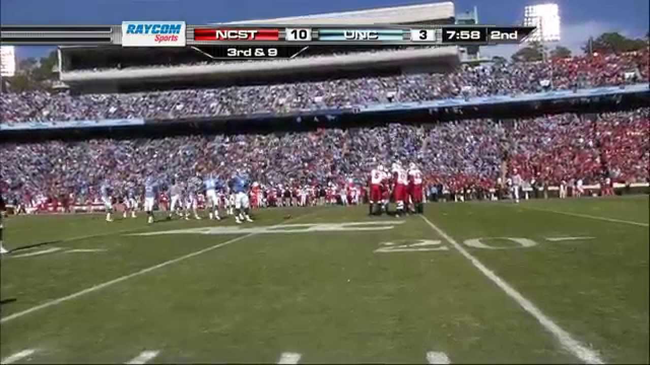 2008.11.22 NC State Wolfpack at #25 North Carolina Tar Heels Football