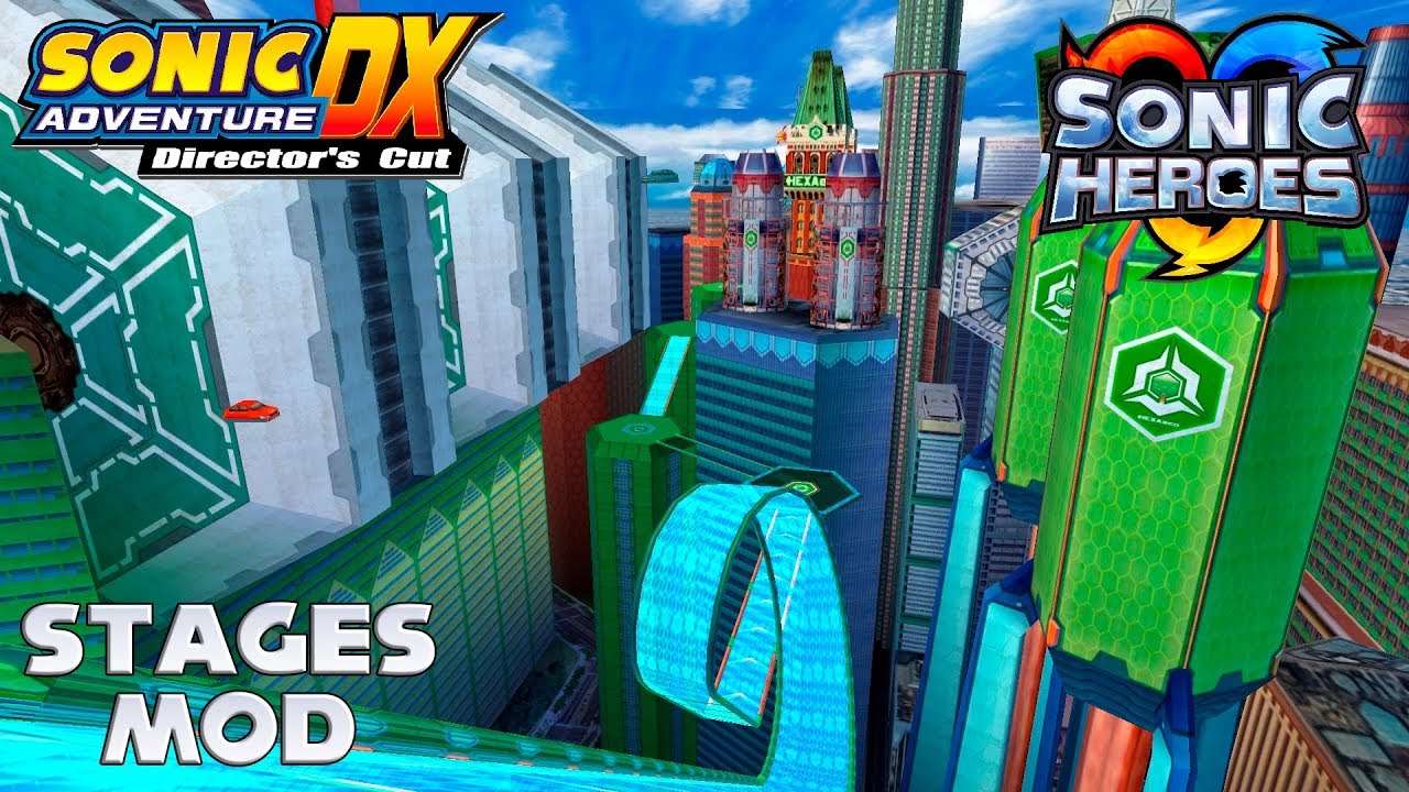 Sonic Adventure DX (PC) - Grand Metropolis - Heroes Stages Mod (v.3.2) - Showcase