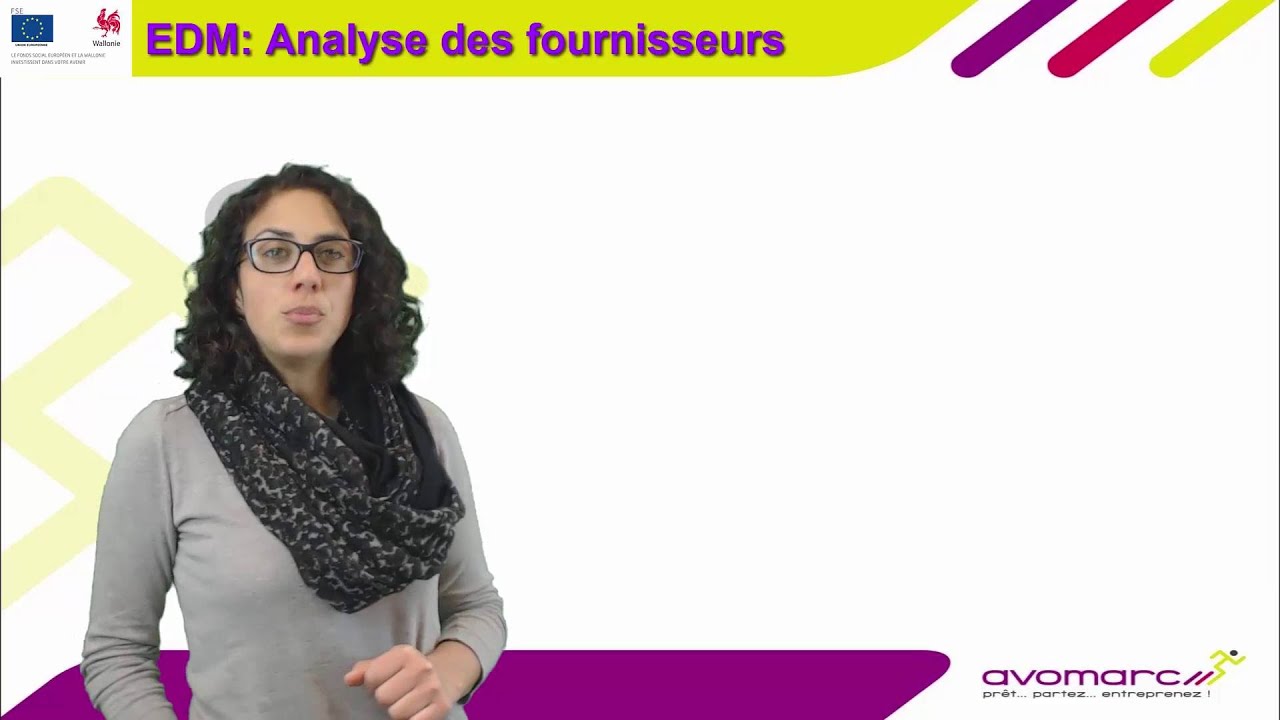 Etude de march&eacute;: Analyse des fournisseurs