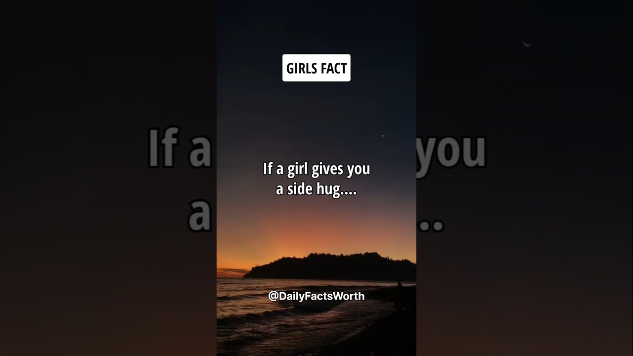 If a girl gives you a side hug.... #shorts
