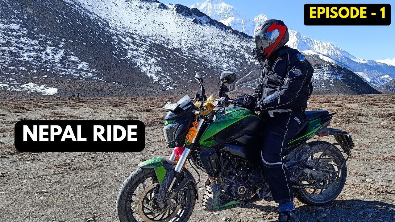 India to Nepal | EP-01 | Winter Mustang Bike Ride |  @RiderAditya ​