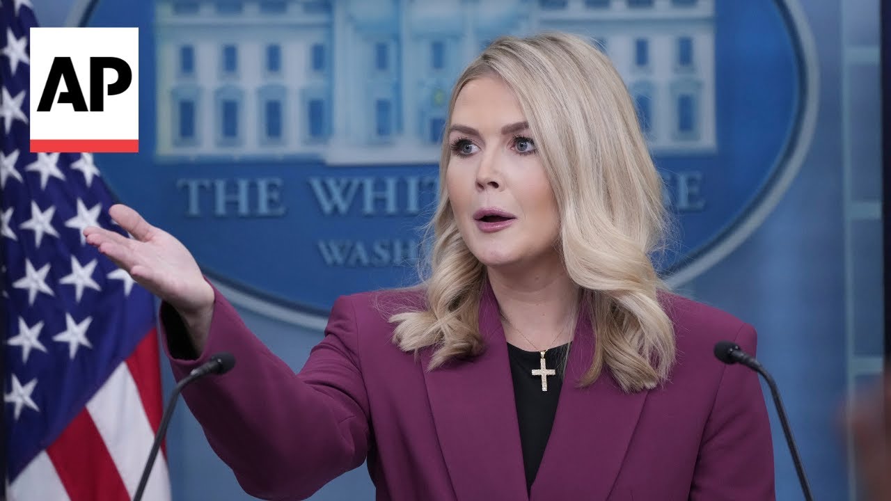 Trump's Press Secretary Karoline Leavitt makes White House briefing debut