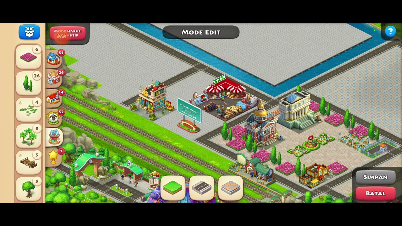 DESAIN TOWNSHIP LEVEL 33 -34 !!! 😜😜 #gameplay #gaskeun #gameseruandroid