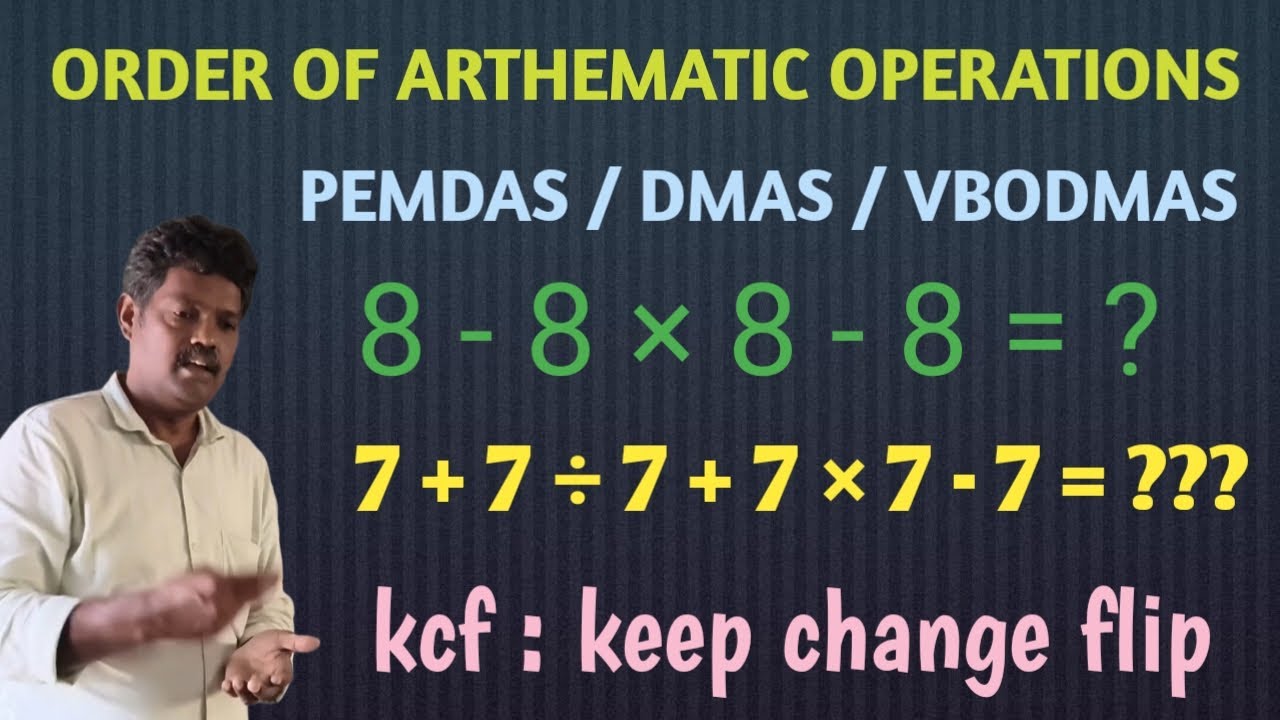 Order of arthematic operations#maths#PEMDAS#DMAS#vbodmas 