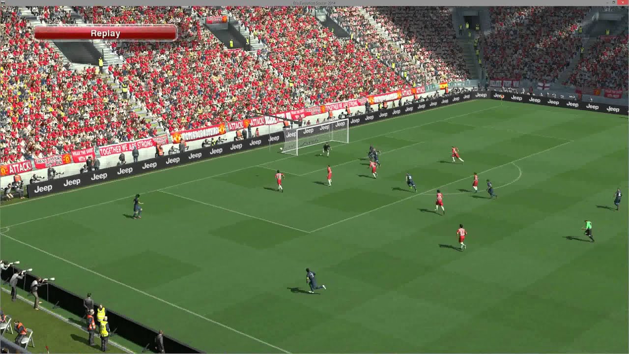 PES 2014 pro evolution soccer 2014 - Manchester united quick gameplay demo - @1440p HD