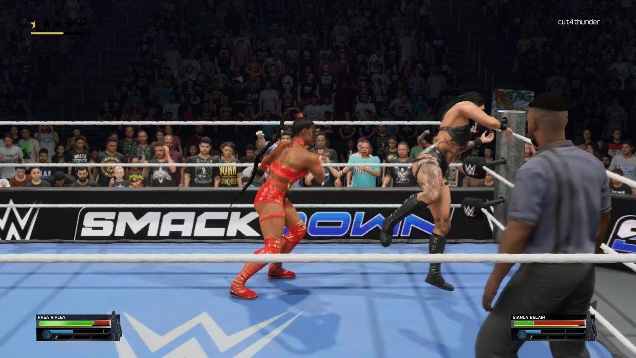 WWE 2K25 - Rhea Ripley Vs Bianca Belair |WWE Smackdown