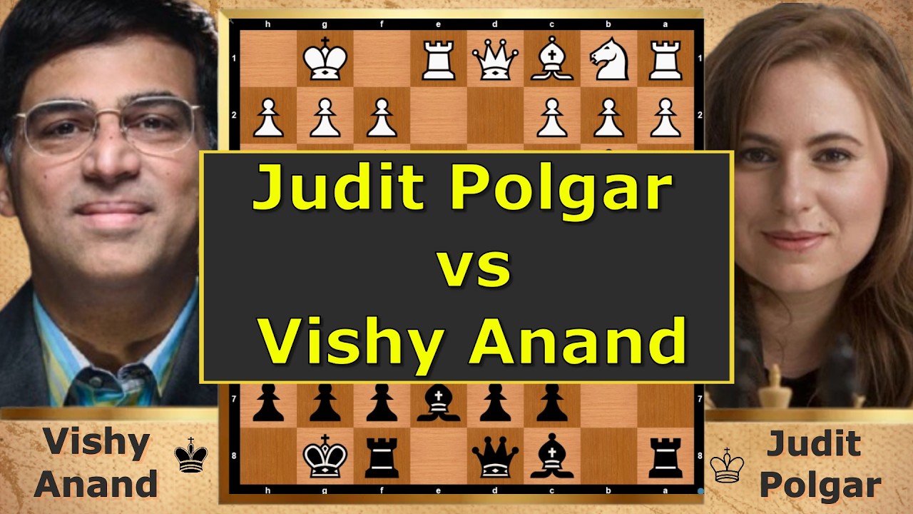 ANAND vs POLGAR – Legendary Blindfold Clash! ♟️⚡🔥 #Anand #Polgar #ChessLegends #RuyLopez