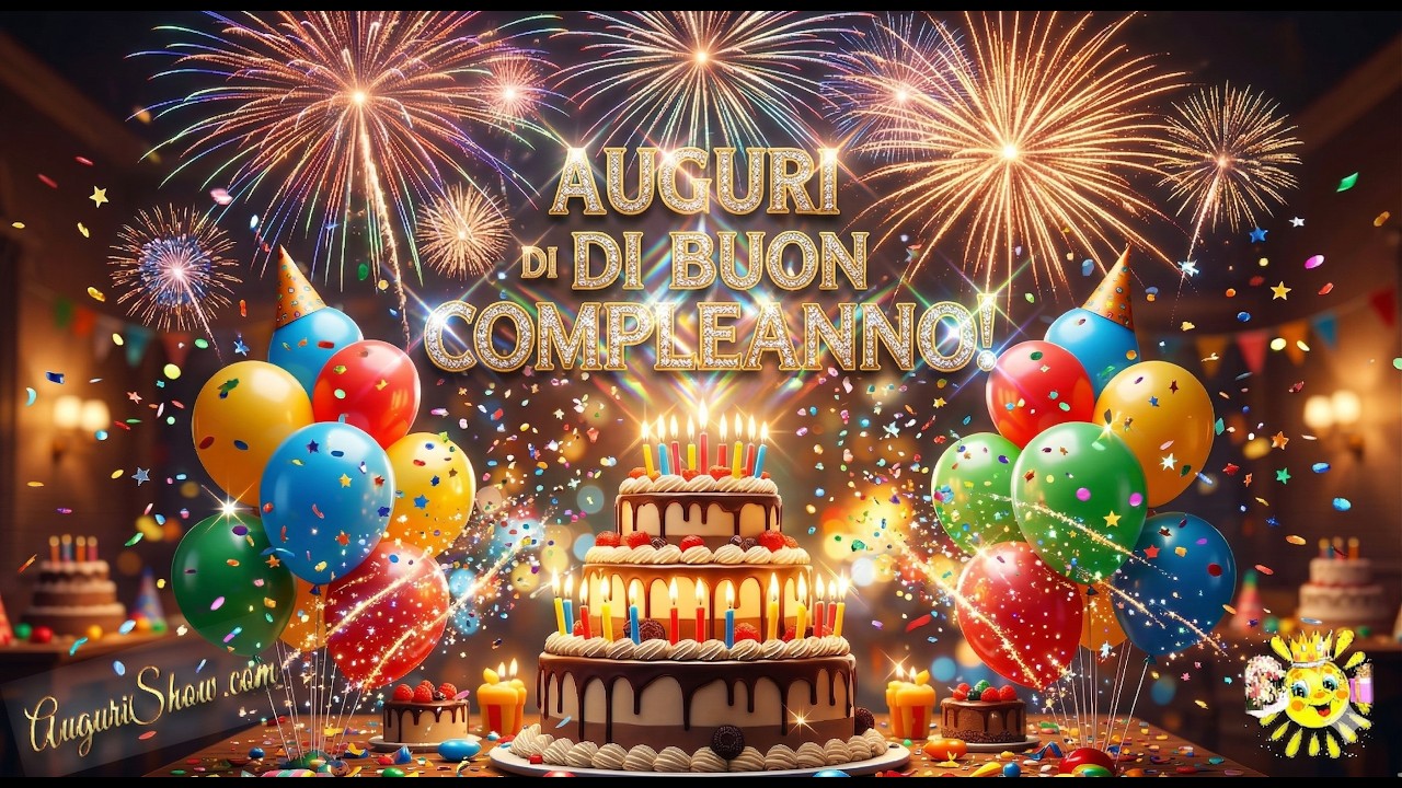 🎂🎶 BUON COMPLEANNO! Oggi è il TUO Giorno SPECIALE!  🎶🎈