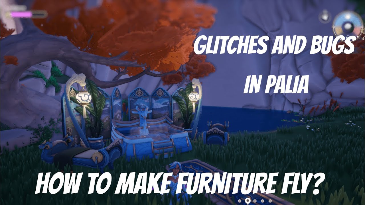 LIFEHACKS AND TIPS FOR BUILDING IN PALIA / HOW TO MAKE FURNITURE FLY? / Part 1