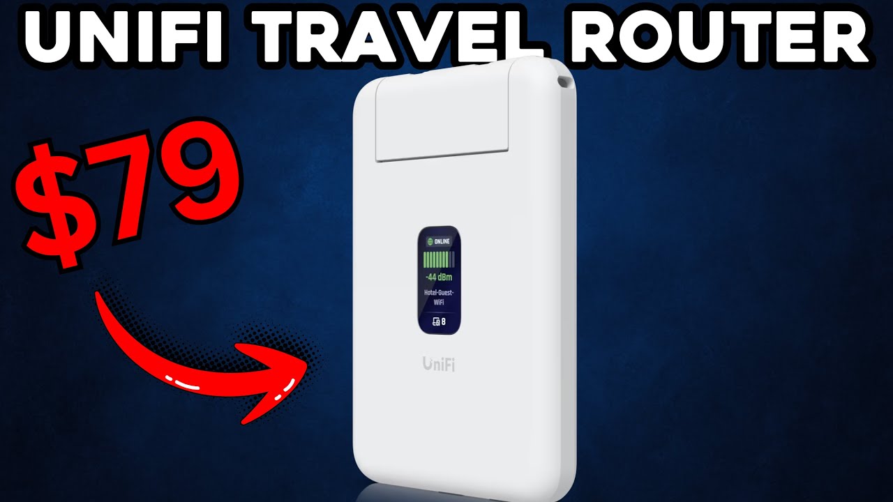 UniFi Travel Router: Compact, Easy To Use, Connect A Camera Back Home