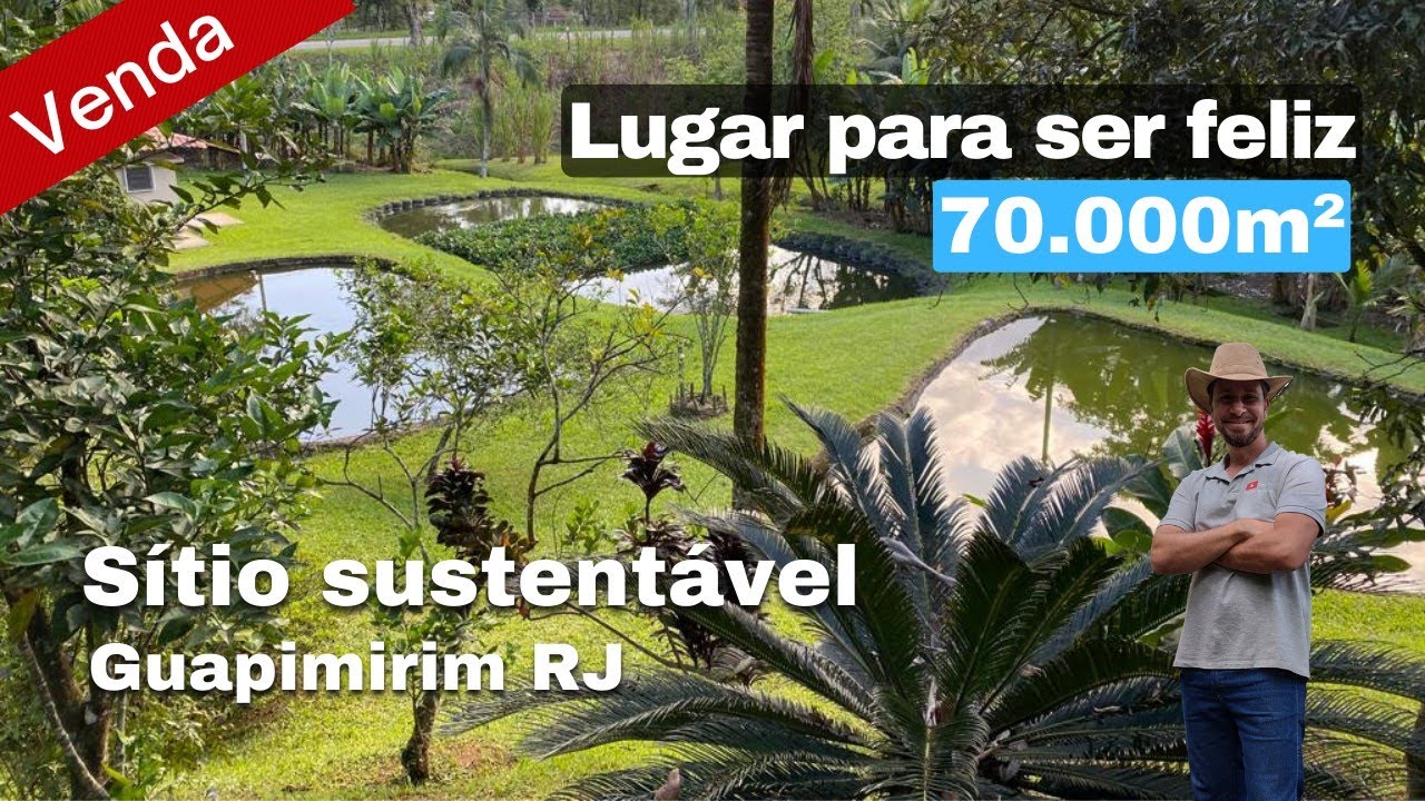 LINDO SÍTIO À VENDA pertinho do Rio de Janeiro Guapimirim - nascentes, lagos, produção de cachaça