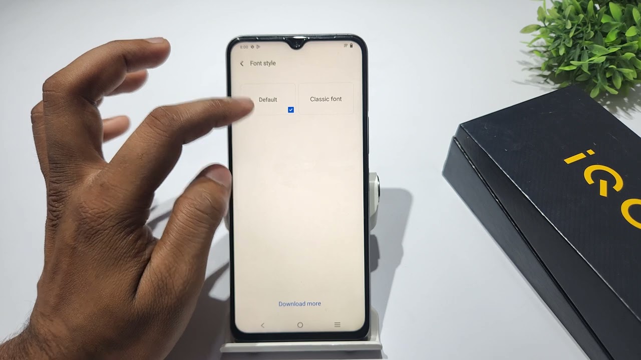 how to fix font style and font size problem in iqoo z3 , 3 | iqoo neo 3 increase display size
