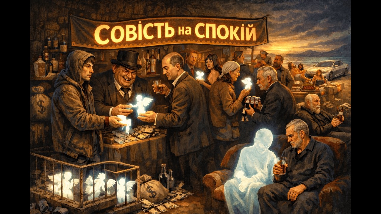 Українська народна казка «Як люди совість на спокій проміняли»