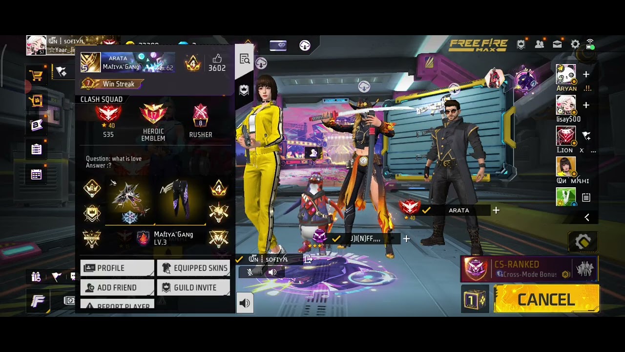 BOY AND GIRL'S / VOICES POWER AND (TIME) PASS #ff #esports #viral #girlgamer // @Queen_sofiya_000