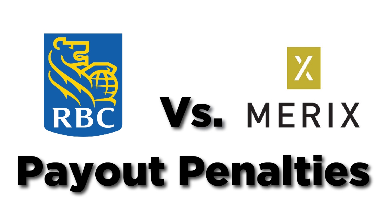 Payout Penalty Comparison - RBC vs Merix Financial 5-Year Fix
