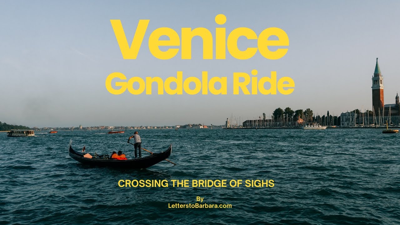 Venice Gondola Ride: Crossing the Bridge of Sighs - POV