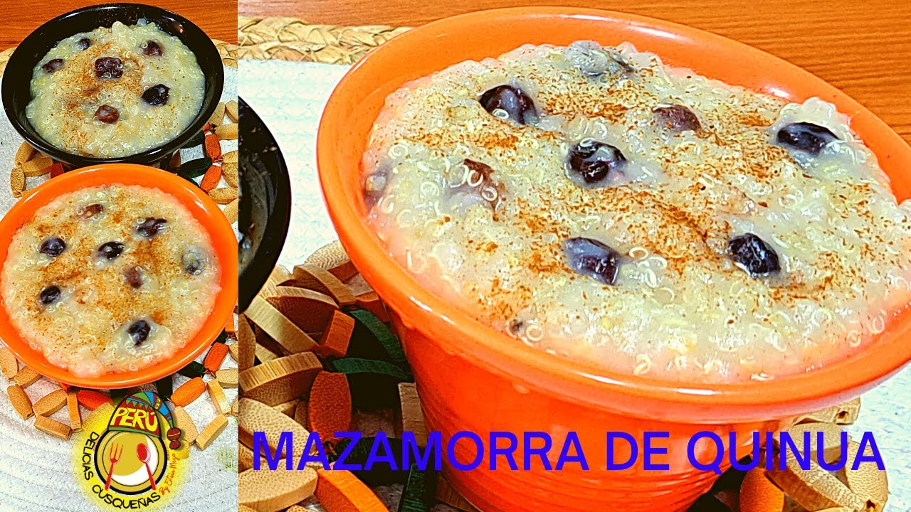 Mazamorra de QUINUA todo NATURAL SIN GLUTEN SIN LECHE Nutritiva Cocina Peruana