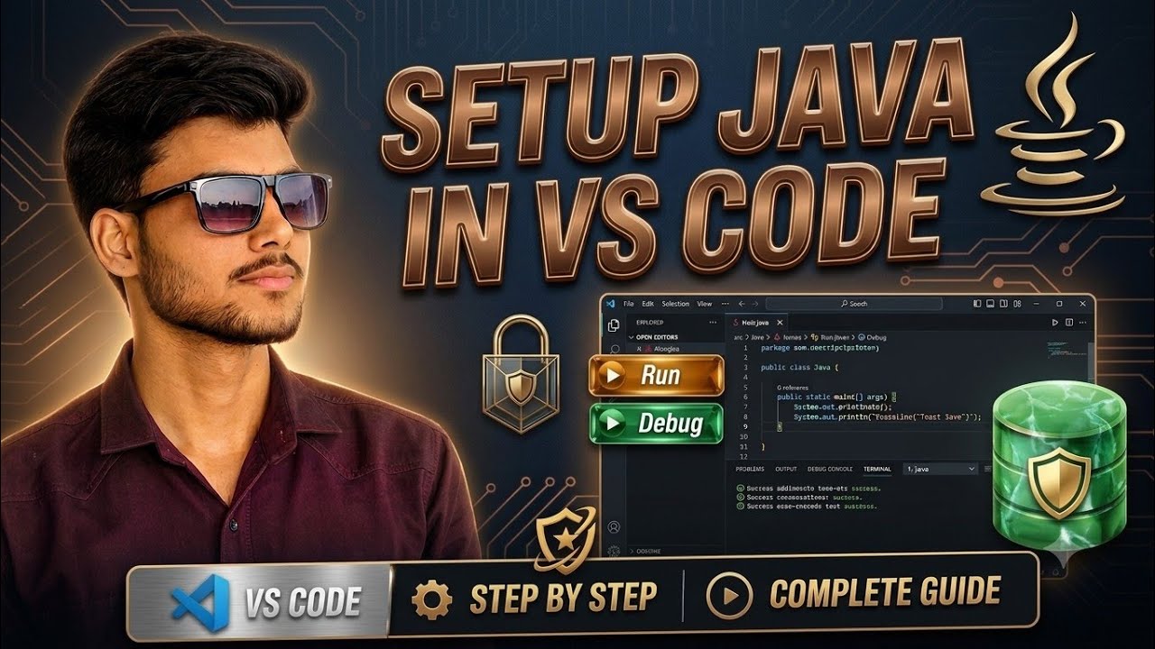 How to setup java in vs code [complete process] | How to install Java JDK 25 on windows 11 | VS Code