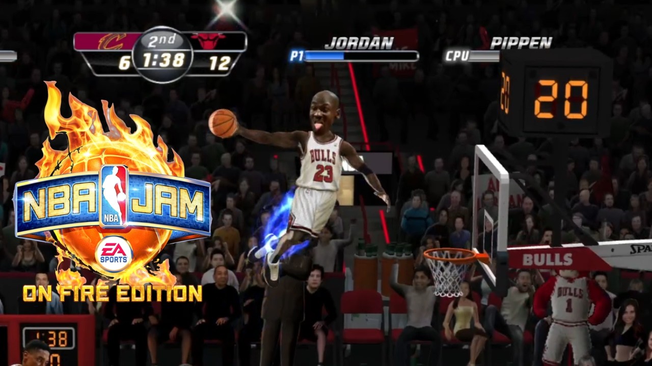 Давайте разберемся с этим — Джордан против Леброна — NBA JAM: Legends On Fire Edition