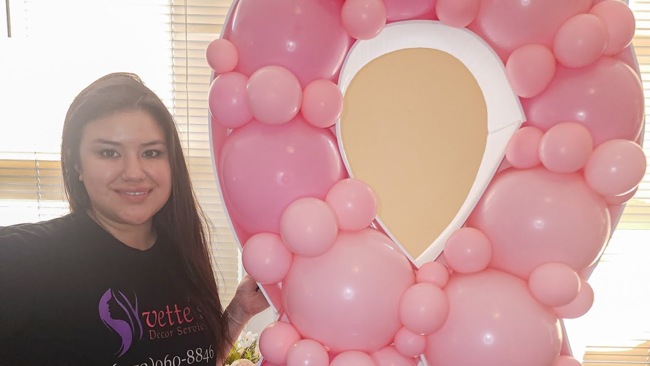 Breast Cancer Ribbon Balloon Mosaic Tutorial (livestream)