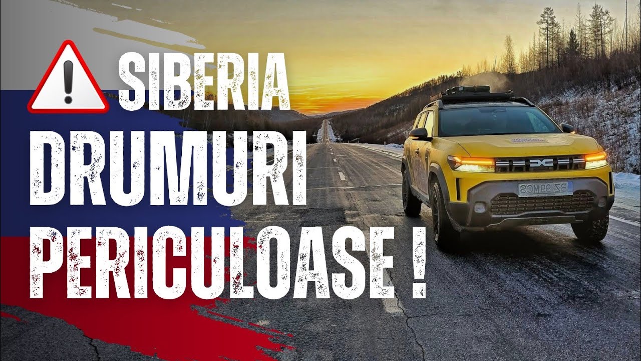 Ep.22 🚫PERICOL-ERA SĂ FAC ACCIDENT ÎN SIBERIA🚫  20.000km cu Duster 3 MCS-ne luam temperatura🤒🤒