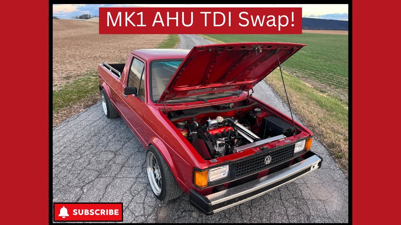 1981 VW Rabbit Pickup AHU/1Z TDI Swap!