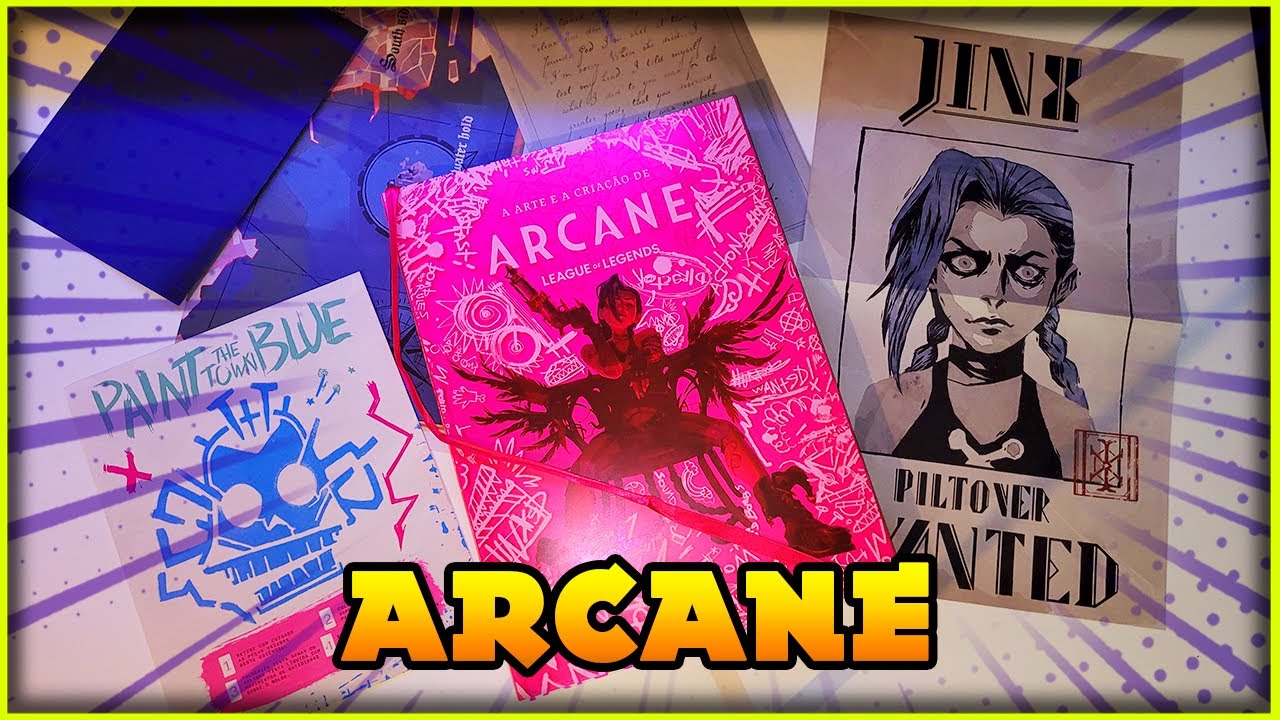 ARTBOOK DE ARCANE EM PORTUGUÊS, BOOK FLIP