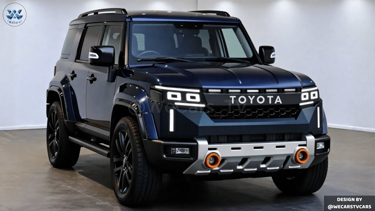 Представлен новый Toyota Land Cruiser FJ55 2026 года — угловатый, прочный, легендарный.