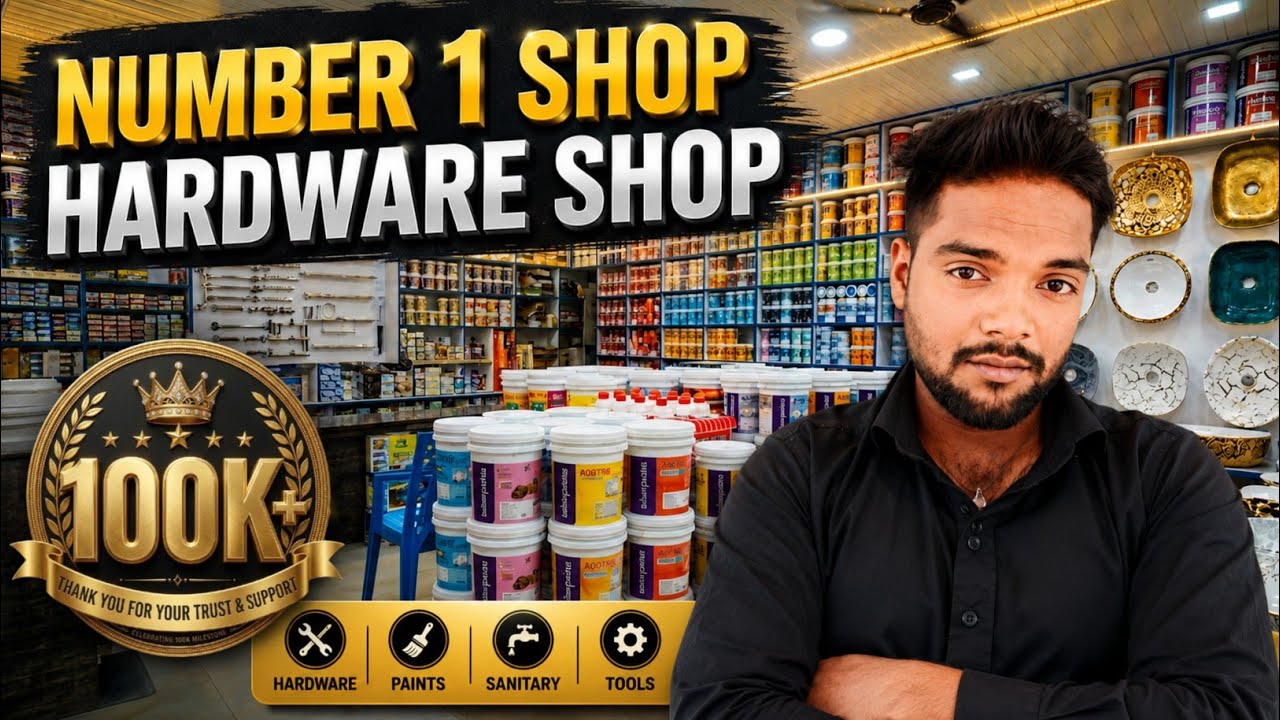 hardware shop  ll😍 itna bada hardware shop banaa Diya @ajaybharticarpenter