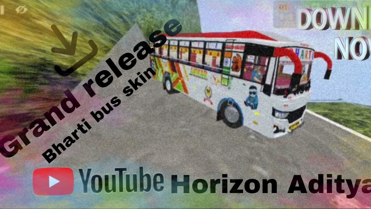 BHARTI BUS Skin Release for Bus Simulator Indonesia | New Skin Download now 