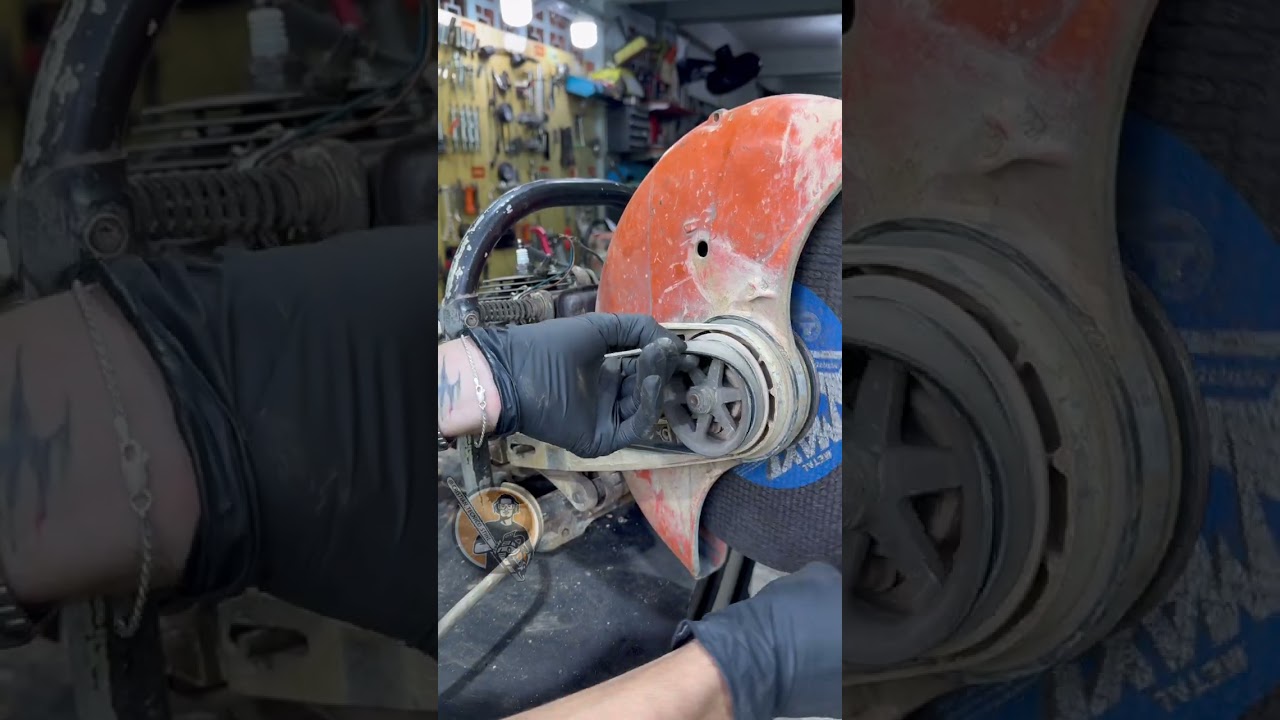 Quando uma máquina passa na mão de muitas pessoas - Stihl TS 420