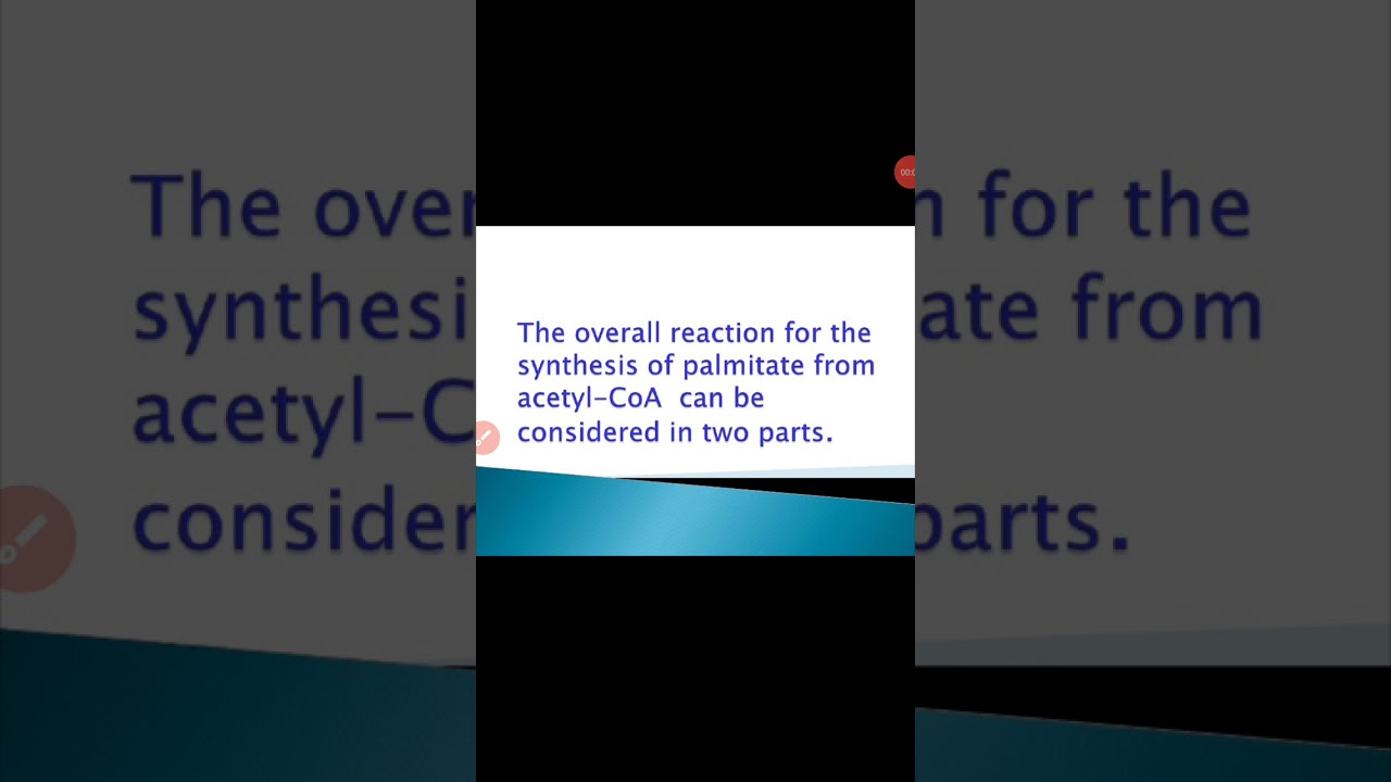 Biosynthesis of fats (part 5)