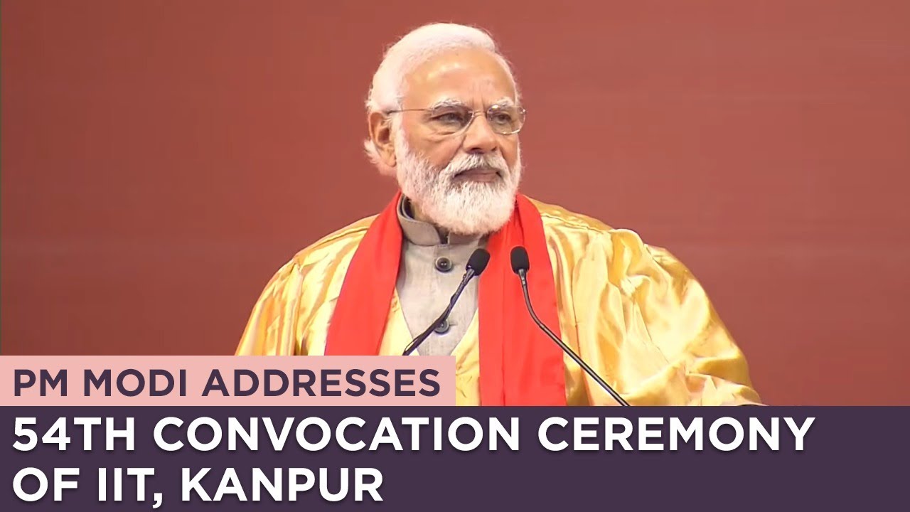 PM Modi addresses 54th Convocation Ceremony of IIT, Kanpur