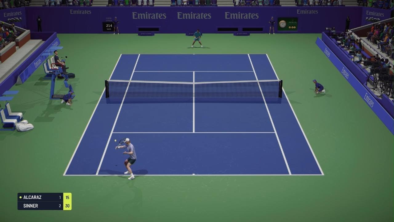 TIEBREAK Tennis PS5 New Update New KITS Sinner vs Alcaraz US Open 2025 Kits