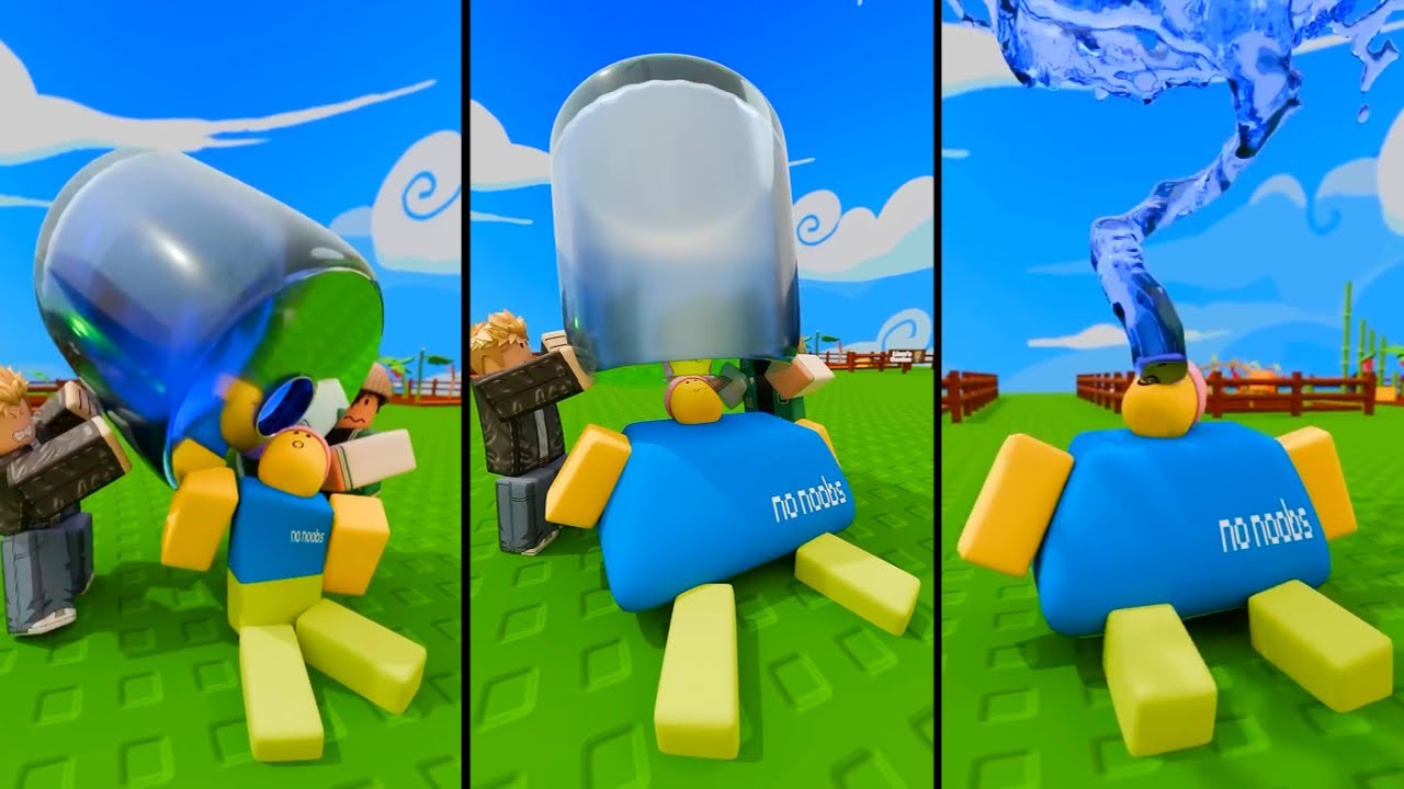 Roblox When Noob uses a wheelchair ☠️ PT4 - Roblox Dead Rails